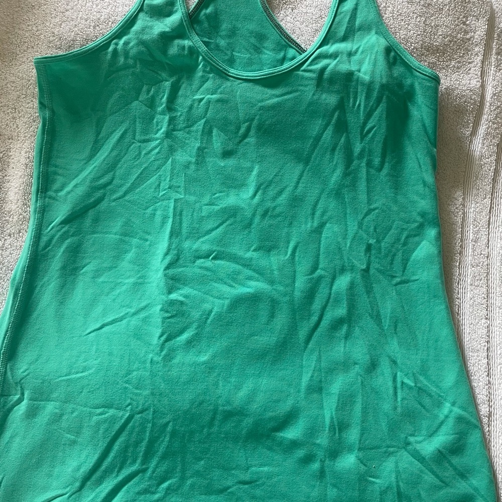 Lululemon size 10 tank top Green